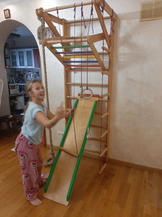 Гимнастична стінка спортивна тренажер дитячий