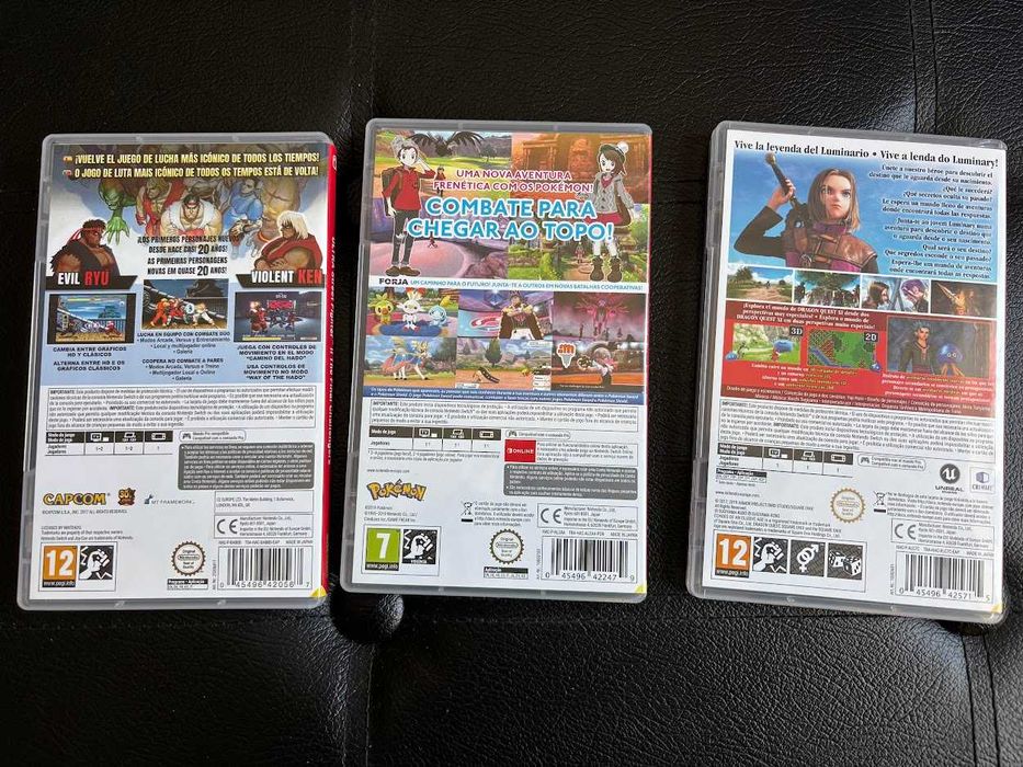 Pokemon Sword, Dragon Quest XI Ultra Street Fighter 2  Nintendo Switch