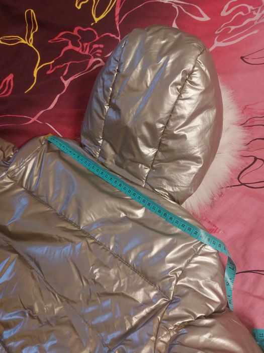 Тепла зимова куртка - пальто на  дівчинку, 36 розмір (зріст 146)