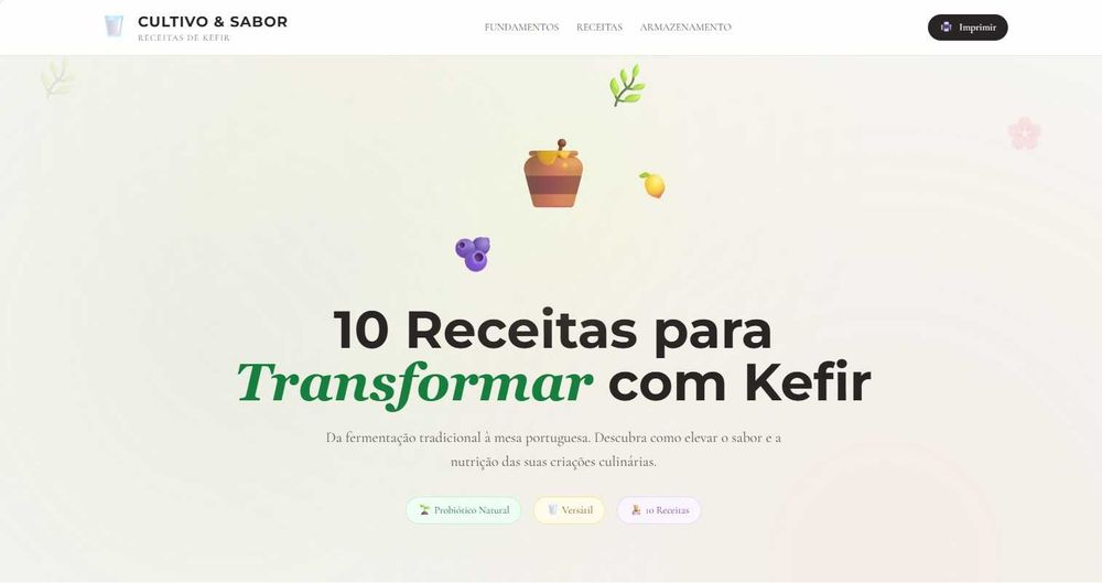 Kit Início Kefir de Leite + Envio CTT Incluído + E-book