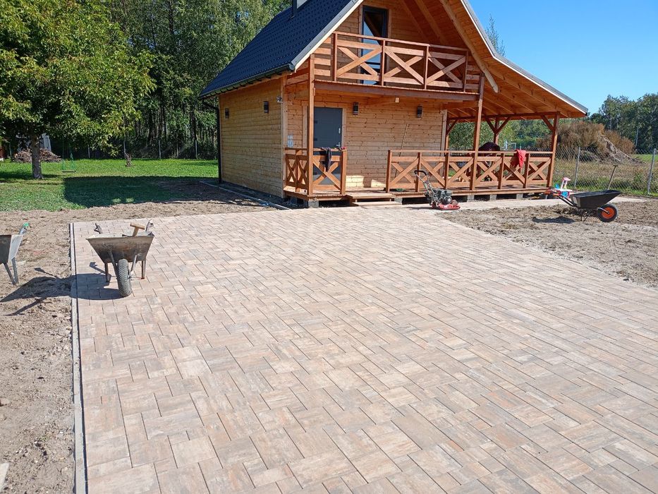 Układanie kostki brukowej Brukarstwo Odwodnienia