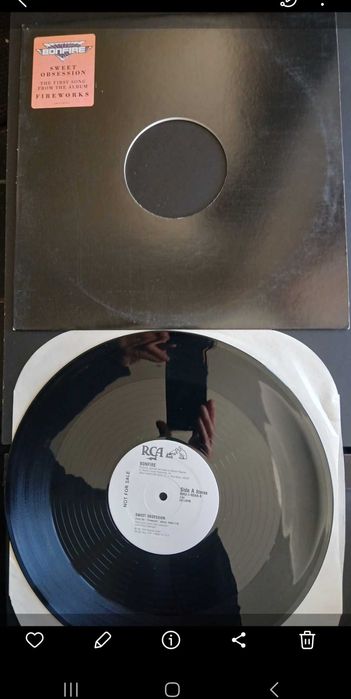 Bonfire - Sweet Obsession 12"PROMO