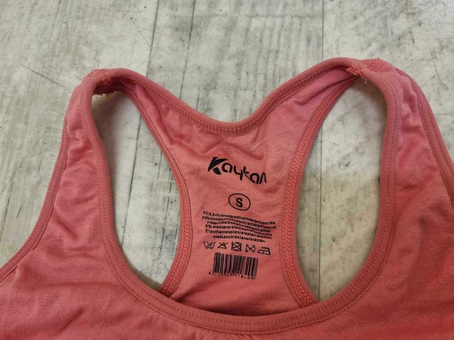 Zestaw komplet sportowy legginsy i top biustonosz Kaytan S