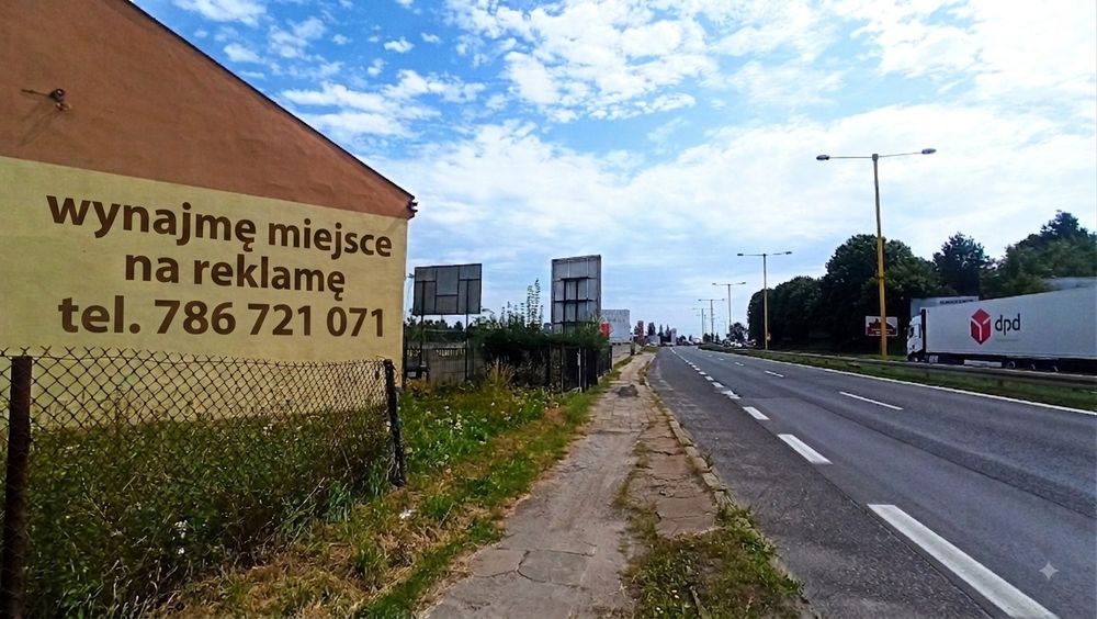 Miejsce na Twoją reklamę, billboard przy drodze krajowej, wynajmę | Częstochowa
