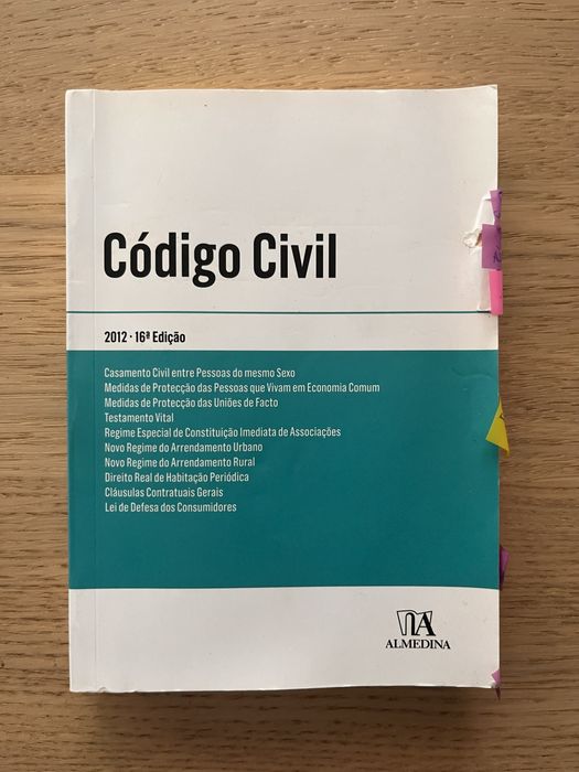 Código Civil - 16a Edição - 2012 - Almedina
