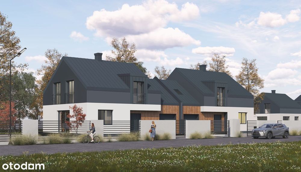 Dom jednorodzinny w zabudowie bliźniaczej KALINOWA 13 BUD.B