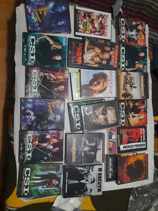 Dv's triplos e dvd normais