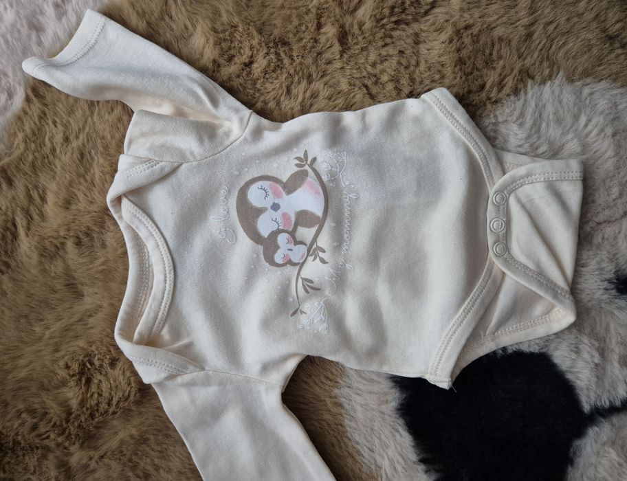 Zestaw body dziecięcych rozmiar 56 nowe bez metki