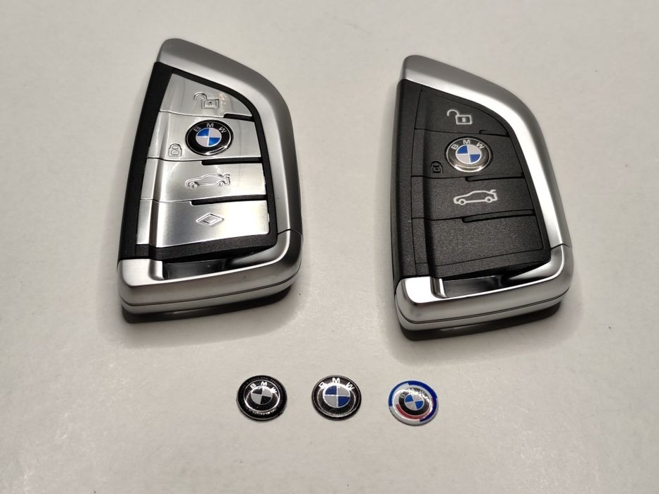 Carcaça Chave Comando BMW G-Series G20 G30 G01 G05 G11 G12 M 3 / 4 Botões Alumínio Faixas M Lâmina Novo