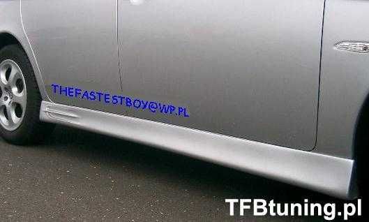 Alfa Romeo 156 spoilery progowe TFB TUNING