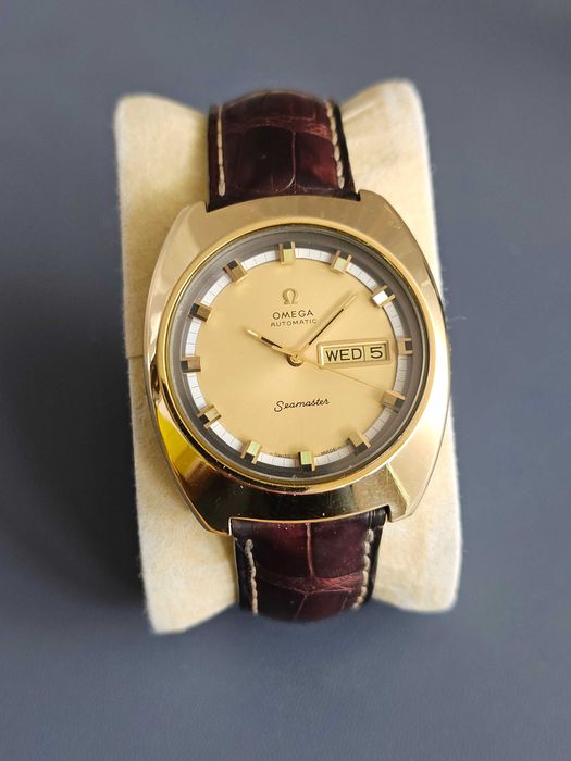 Omega Seamaster automatic 14k Gold Filled 39 mm b/k