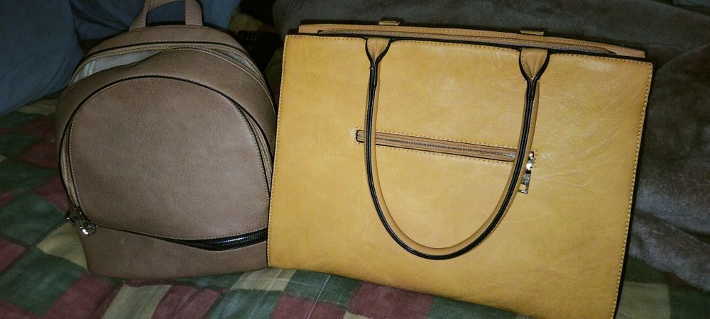 Venda da mochila e bolsa