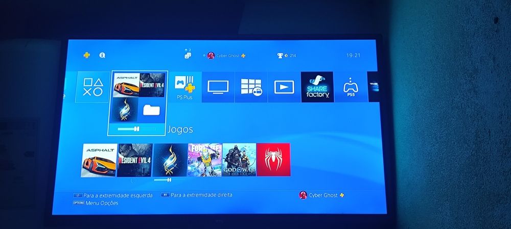 Troco PS4 slim + Tv led 36