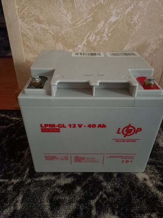 Аккумулятор LogicPower LPM-GL 12v 40Ah Gel