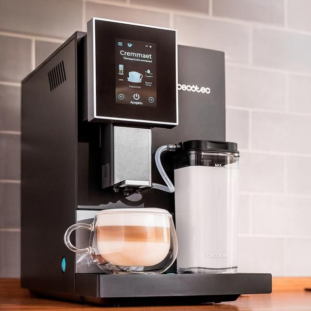 Cecotec Cremmaet Compactccino Connected Black Silver – Como Nova