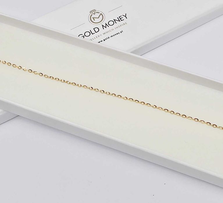 Złota bransoletka ankier 585 GOLD MONEY