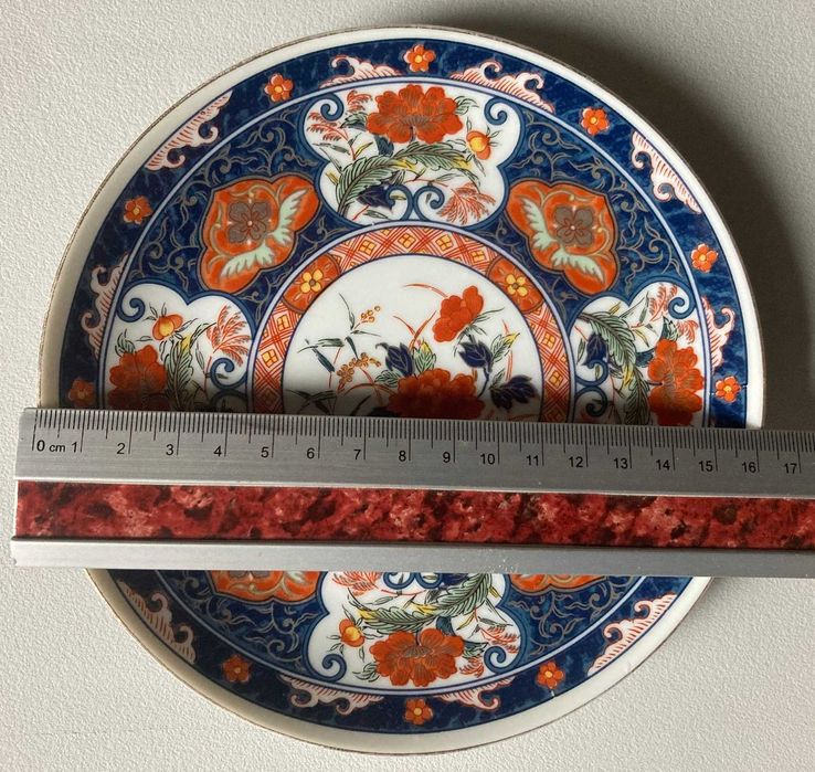 Prato Decorativo Imari Ware Japan (~16cm diâmetro)