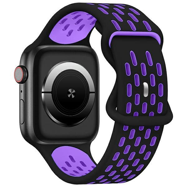 Beline pasek Apple Watch New SportSilicone 38/40/41mm czarno-fioletow