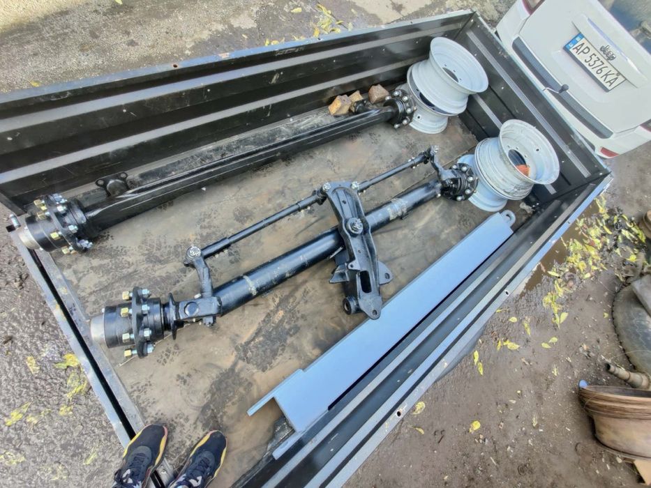 Балка, передня, задня вісь до тракторних причепів