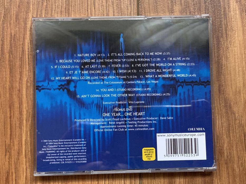 Celine Dion - Live in Las Vegas - CD + DVD