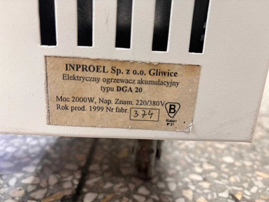Ogrzewacz akumulacyjny piec elektryczny DGA20
