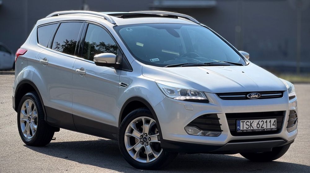 Ford Kuga MK2 2014r 2.0 TDCI 163KM, Manual, Salon Polska, Panorama, Kamera