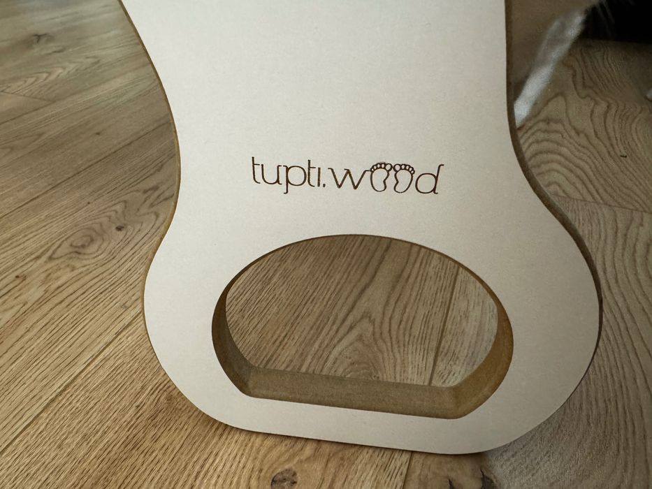 Bujak Montessori duży TuptiWood + zjeżdżalnia/drapinka