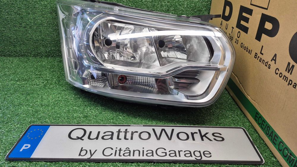 Otica Farol Direito Ford Transit MK7 V363 2013 em Diante Ref. 431-11C6RMLD-EM NOVO DEPO