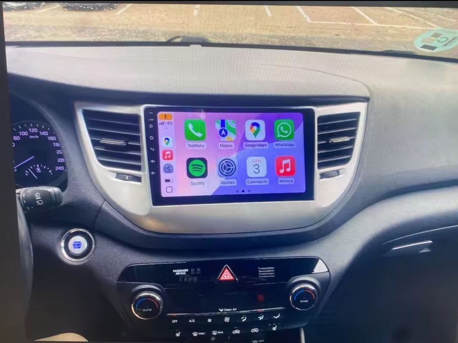 Rádio Hyundai Tucson IX35 Android 14 com GPS