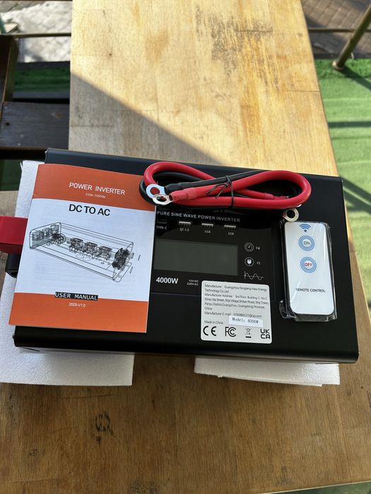 Інвертор напруги Datouboss 12B на 220В потужністю 4кв