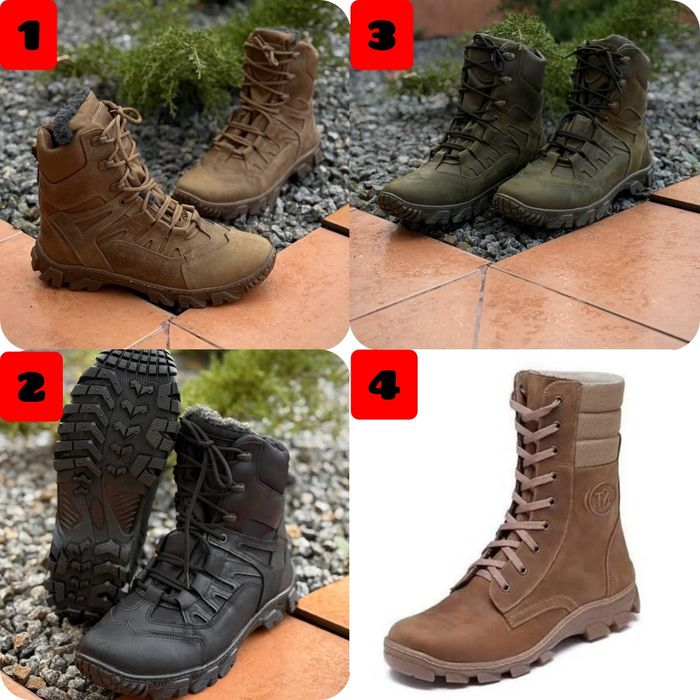 Берці зимові утеплені тактичні/ Щільні матеріали/ ТОП ЯКІСТЬ