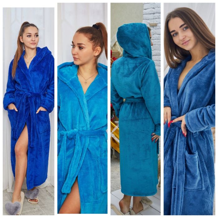 Теплі  халатики махра велсофт