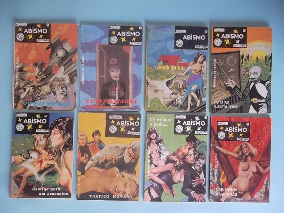 Banda desenhada erótica / terror "ABISMO" (anos 80)