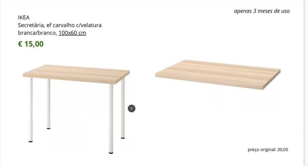 Secretaria e cadeira