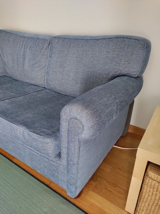 Sofá 2 lugares azul