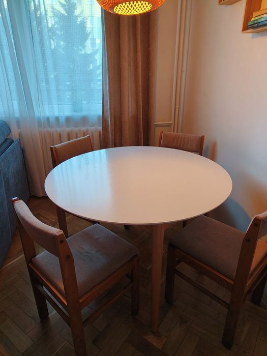 Stół okrągły 110 rozkładany Jysk MARSTRAND