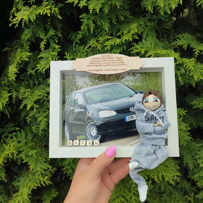 Ramka ,pamiątka,prezent na urodziny,