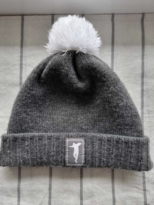 Czapka zimowa Takie Rzeczy - szara pompon