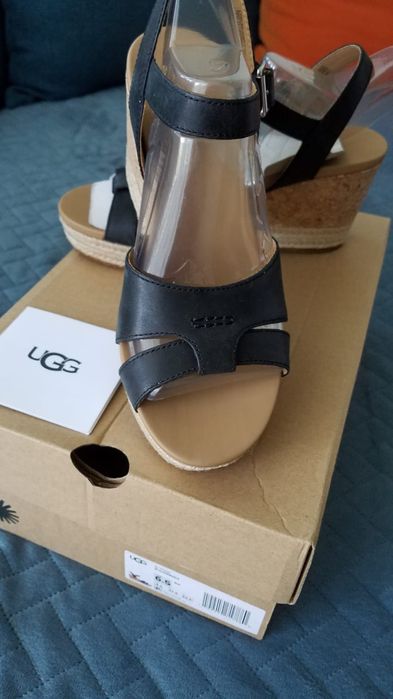 Nowe, skórzane Sandały UGG Cloverdale Kraków Podgórze •