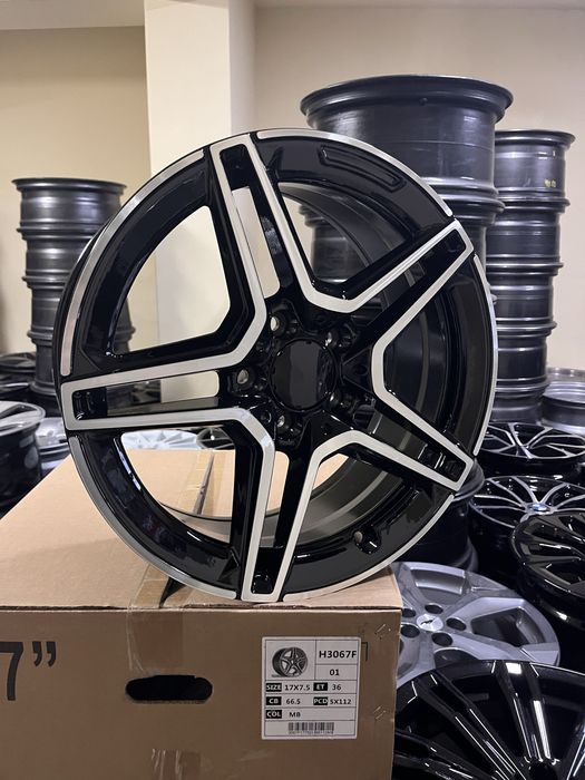 Jantes 17” 5x112 Novas Compativeis Mercedes AMG Classe A, B, C, CLA, E