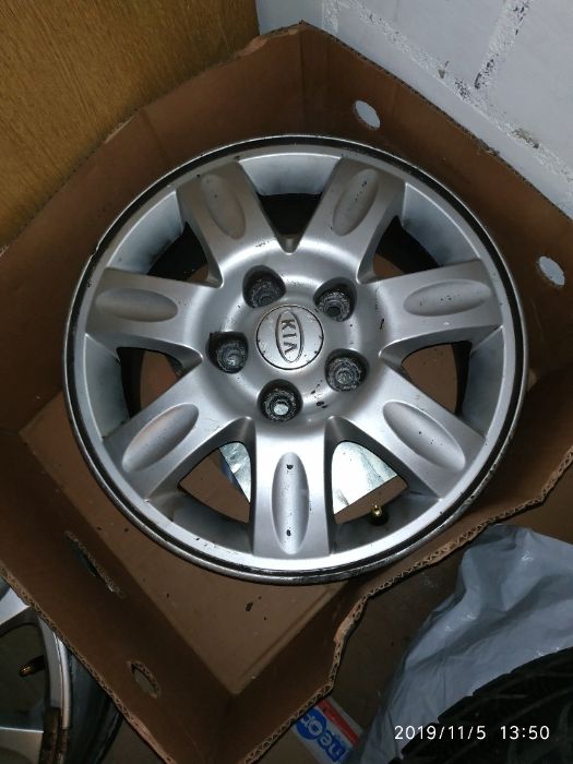 Alufelgi Kia Carens 3 06-12 oryginalne, komplet, 15.