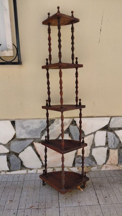 Estante rustica para bibelôs