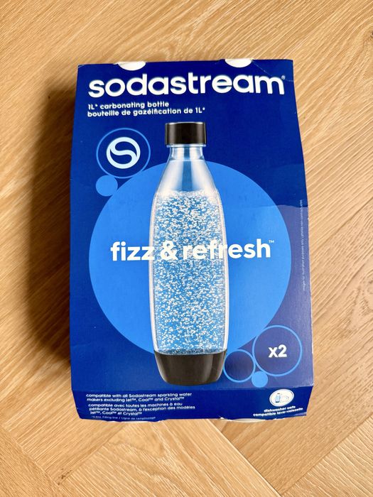 Sodstream butelki fizz & refresh 2x1 l Białe