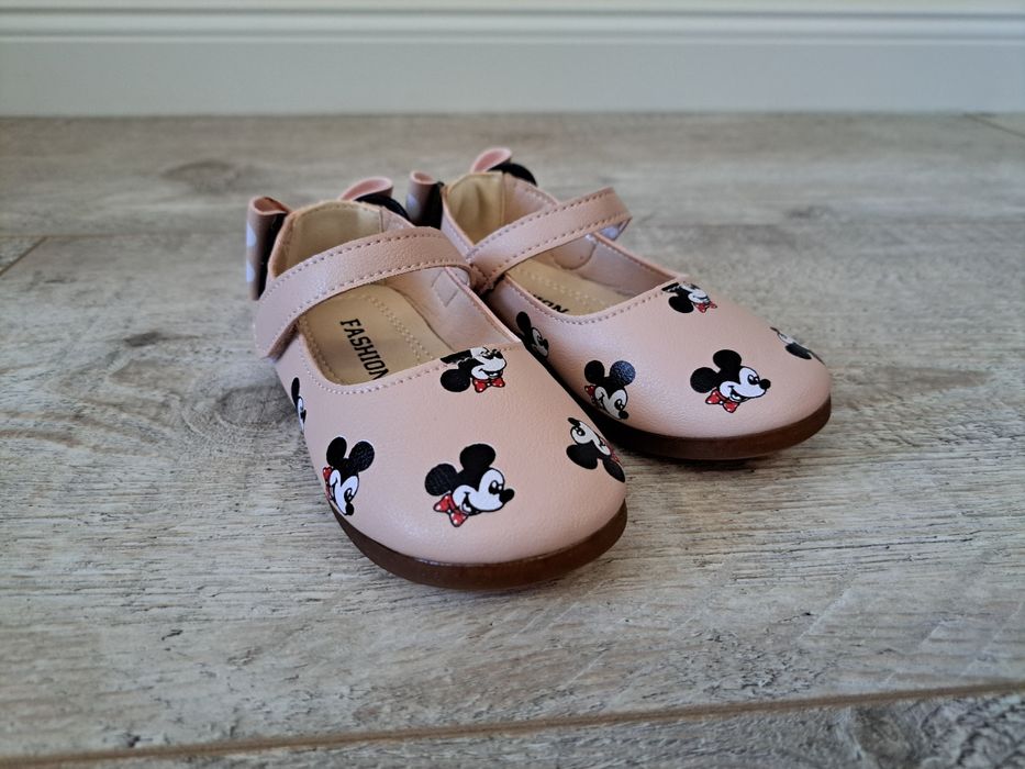Buty/ baletki/ balerinki - Myszka Mickey - rozm 25/26