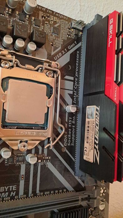 Bundle Intel Core i3-8100 / Board Gigabyte H310M H / 16GB DDR4 G.Skill TridentZ