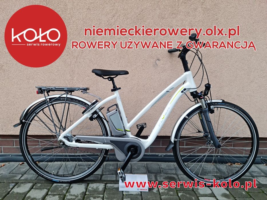 Rower elektryczny damski damka FLYER koła 28 SHIMANO NEXUS okazja