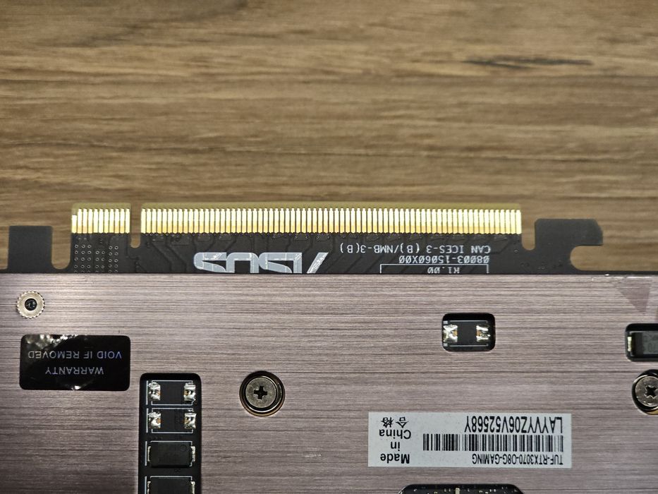 Гарантія! Asus RTX 3070 8Gb TUF Gaming