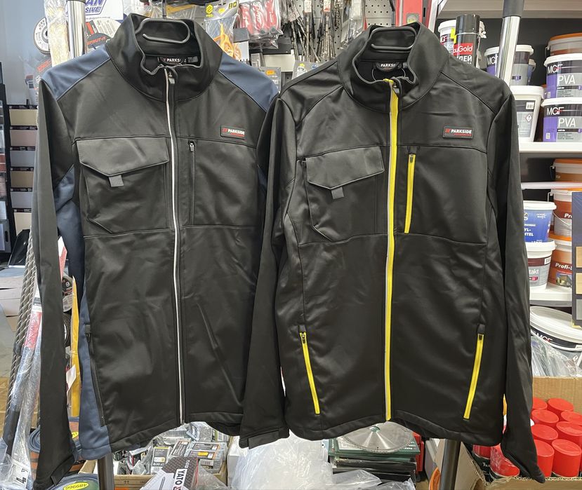 Куртка softshell homme муж. водоот. ЧЕРНЫЙ М/Л/ХЛ/ХХЛ Parkside Perfom