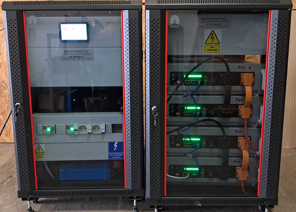 Fotowoltaika/Trójfazowy Magazyn ESS 30kWh / 24kVA/ ON/OFF-GRID RACK