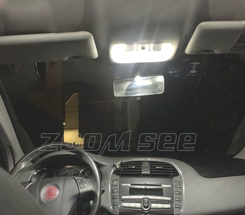 KIT COMPLETO 9 LAMPADAS LED INTERIOR PARA FIAT GRANDE PUNTO 199 05-12
